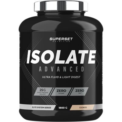 Superset Nutrition - ZERO ISOLATE ADVANCED - 1.8kg - Protéine de lactosérum - Publicité Superset Nutrition - ZERO ISOLATE ADVANCED - 1.8kg - Protéine de lactosérum - Publicité
