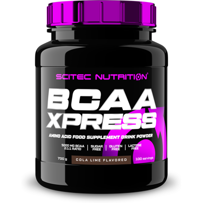 Scitec Nutrition - BCAA XPRESS - 700 g - Poudre - Supplément - Publicité Scitec Nutrition - BCAA XPRESS - 700 g - Poudre - Supplément - Publicité