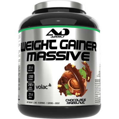 Addict Sport Nutrition Weight gainer massive (2,5kg) unisexe - Publicité Addict Sport Nutrition Weight gainer massive (2,5kg) unisexe - Publicité