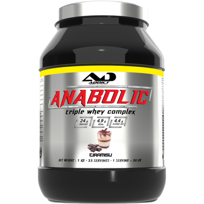 Addict Sport Nutrition Anabolic triple whey complex (1kg) unisexe - Publicité Addict Sport Nutrition Anabolic triple whey complex (1kg) unisexe - Publicité