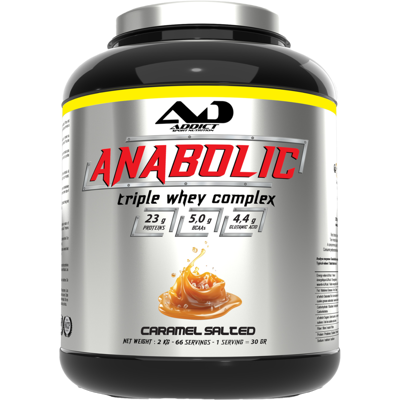 Addict Sport Nutrition Anabolic triple whey complex (2kg) unisexe - Publicité Addict Sport Nutrition Anabolic triple whey complex (2kg) unisexe - Publicité