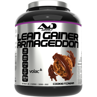 Addict Sport Nutrition Lean gainer armageddon (2kg) unisexe - Publicité Addict Sport Nutrition Lean gainer armageddon (2kg) unisexe - Publicité