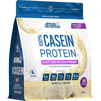 Applied Nutrition 100% casein protein (900g) unisexe - Publicité Applied Nutrition 100% casein protein (900g) unisexe - Publicité