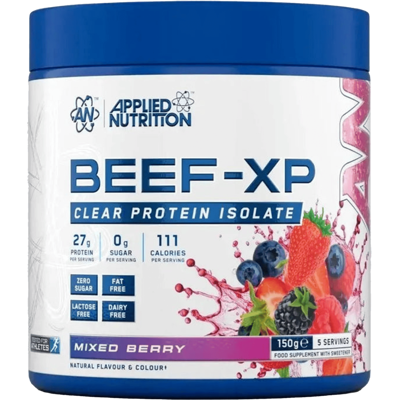 Applied Nutrition Beef-xp clear beef protein (150g) unisexe - Publicité Applied Nutrition Beef-xp clear beef protein (150g) unisexe - Publicité