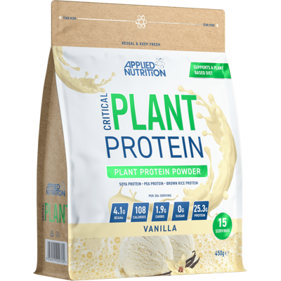 Applied Nutrition Critical plant (450g) unisexe - Publicité Applied Nutrition Critical plant (450g) unisexe - Publicité