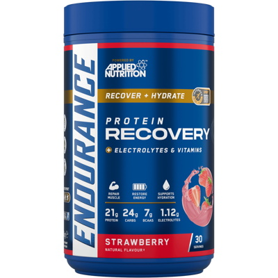 Applied Nutrition Endurance Recovery - Fraise - 1500g - Publicité Applied Nutrition Endurance Recovery - Fraise - 1500g - Publicité