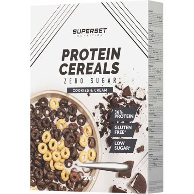 Superset Nutrition Protein cereals (300g) unisexe - Publicité Superset Nutrition Protein cereals (300g) unisexe - Publicité