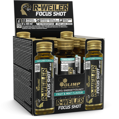 Olimp Sport Nutrition R-weiler focus shot - Complément alimentaire - Publicité Olimp Sport Nutrition R-weiler focus shot - Complément alimentaire - Publicité