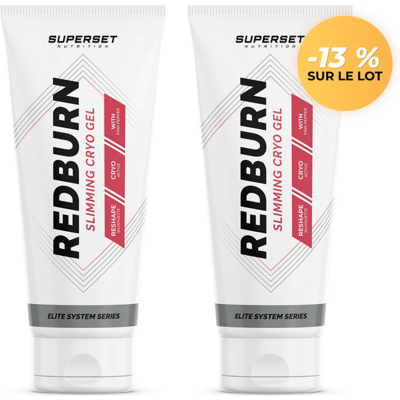 Superset Nutrition Cryo gel redburn (2x200ml) unisexe - Publicité Superset Nutrition Cryo gel redburn (2x200ml) unisexe - Publicité