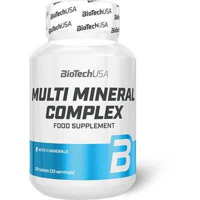 BioTechUSA Complexe Multimineral - 100 comprimés - Publicité BioTechUSA Complexe Multimineral - 100 comprimés - Publicité