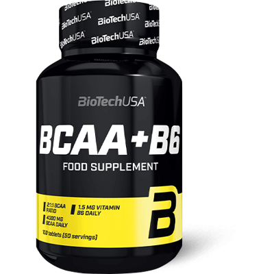 BioTechUSA BCAA + B6 - 100 comprimés - Soutien à la récupération musculaire et énergie - Publicité BioTechUSA BCAA + B6 - 100 comprimés - Soutien à la récupération musculaire et énergie - Publicité