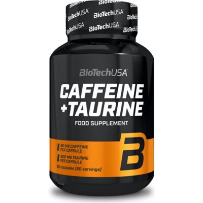 BioTechUSA Caféine + Taurine - 60 gélules - Publicité BioTechUSA Caféine + Taurine - 60 gélules - Publicité