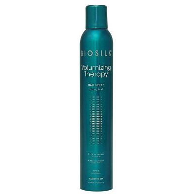 Volumizing Therapy Hair Spray Fixatif Volumateur Tenue Forte - Biosilk Soins capillaires 340 g - Publicité Volumizing Therapy Hair Spray Fixatif Volumateur Tenue Forte - Biosilk Soins capillaires 340 g - Publicité