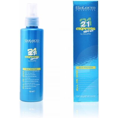 Masque Capillaire Salerm avec Protéines de Soie Spray - Soin Capillaire Tout-en-Un - 150ml - Publicité Masque Capillaire Salerm avec Protéines de Soie Spray - Soin Capillaire Tout-en-Un - 150ml - Publicité