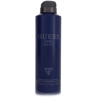 Spray Corporel Guess 1981 Indigo - Homme - 177/226 ml - Publicité Spray Corporel Guess 1981 Indigo - Homme - 177/226 ml - Publicité