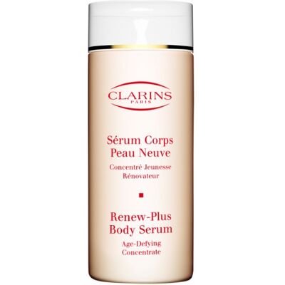 Sérum Corps Peau Neuve - Clarins Sérum et booster 200 ml - Publicité Sérum Corps Peau Neuve - Clarins Sérum et booster 200 ml - Publicité