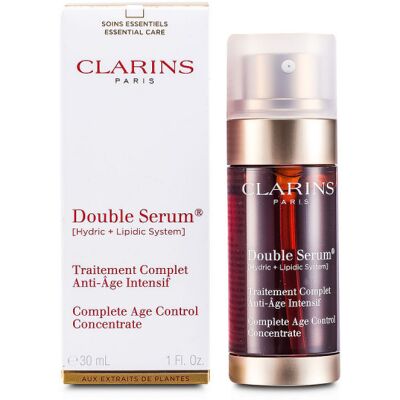 Sérum Visage Clarins Double - 30ml - Publicité Sérum Visage Clarins Double - 30ml - Publicité