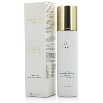 Lait De Beauté Lait Soyeux Démaquillage Pureté Eclat - Guerlain Nettoyant - Démaquillant 200 ml - Publicité Lait De Beauté Lait Soyeux Démaquillage Pureté Eclat - Guerlain Nettoyant - Démaquillant 200 ml - Publicité