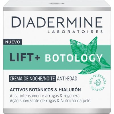 Diadermine Lift + Botology Crème de Nuit - Anti-rides - Publicité Diadermine Lift + Botology Crème de Nuit - Anti-rides - Publicité