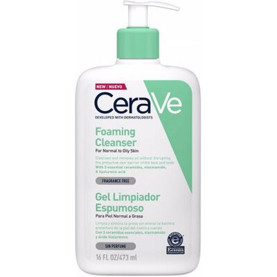 Nettoyant Moussant pour le Visage CeraVe - 1000ml - Publicité Nettoyant Moussant pour le Visage CeraVe - 1000ml - Publicité