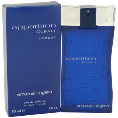 Apparition Cobalt - Emanuel Ungaro Eau De Toilette Spray 90 ML - Publicité Apparition Cobalt - Emanuel Ungaro Eau De Toilette Spray 90 ML - Publicité