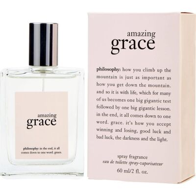 Philosophy Amazing Grace Eau De Toilette 2 oz - Floral, Musc, Féminin - Publicité Philosophy Amazing Grace Eau De Toilette 2 oz - Floral, Musc, Féminin - Publicité