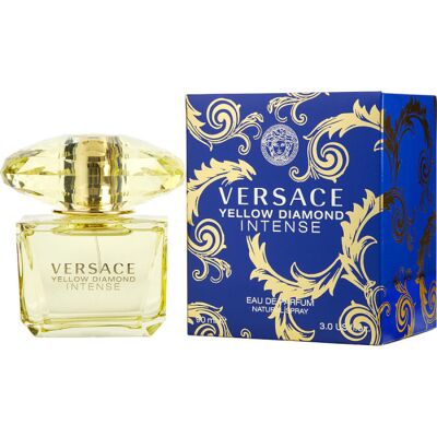 Versace Yellow Diamond Intense Eau de Parfum Spray - Orange - 90ml - Publicité Versace Yellow Diamond Intense Eau de Parfum Spray - Orange - 90ml - Publicité