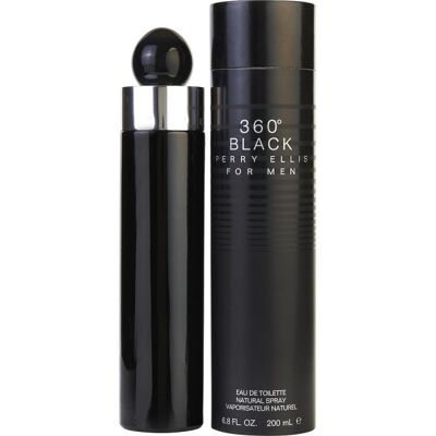 Perry Ellis 360 Black - Perry Ellis Eau De Toilette Spray 200 ML - Publicité Perry Ellis 360 Black - Perry Ellis Eau De Toilette Spray 200 ML - Publicité