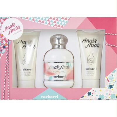 Cacharel Anais Anais L'Original Coffret Cadeau - Eau de Toilette 100ml, Lotion pour le corps - Publicité Cacharel Anais Anais L'Original Coffret Cadeau - Eau de Toilette 100ml, Lotion pour le corps - Publicité