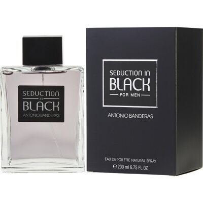 Seduction In Black - Antonio Banderas Eau De Toilette Spray 200 ml - Publicité Seduction In Black - Antonio Banderas Eau De Toilette Spray 200 ml - Publicité