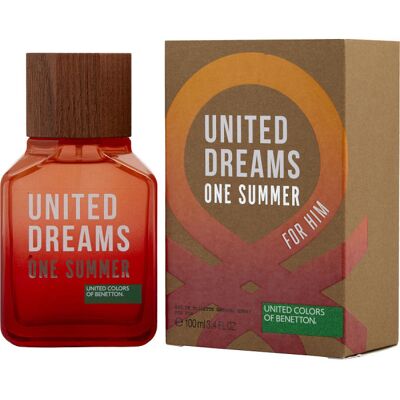 United Dreams One Summer - Benetton Eau De Toilette Spray 100 ml - Publicité United Dreams One Summer - Benetton Eau De Toilette Spray 100 ml - Publicité