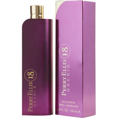 Perry Ellis 18 Orchid Eau De Parfum Spray - Femme - 100ml - Publicité Perry Ellis 18 Orchid Eau De Parfum Spray - Femme - 100ml - Publicité