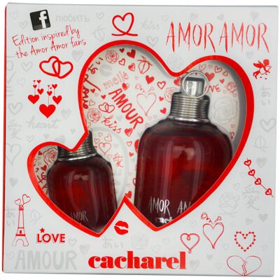Amor Amor - Cacharel Coffret Cadeau 130 ml - Publicité Amor Amor - Cacharel Coffret Cadeau 130 ml - Publicité