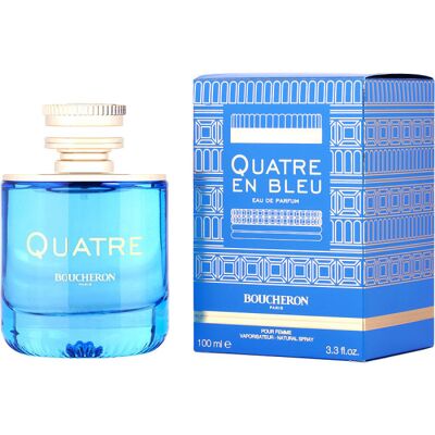 Parfum Boucheron Quatre en Bleu EDP - 100ml - Floral Boisé Musqué - Publicité Parfum Boucheron Quatre en Bleu EDP - 100ml - Floral Boisé Musqué - Publicité