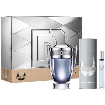 Invictus - Paco Rabanne Coffret Cadeau 110 ml - Publicité Invictus - Paco Rabanne Coffret Cadeau 110 ml - Publicité