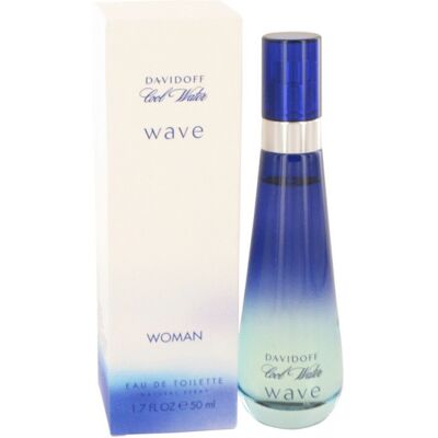 Cool Water Wave - Davidoff Eau De Toilette Spray 50 ml - Publicité Cool Water Wave - Davidoff Eau De Toilette Spray 50 ml - Publicité