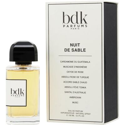 Nuit De Sable - BDK Parfums Eau De Parfum Spray 100 ml - Publicité Nuit De Sable - BDK Parfums Eau De Parfum Spray 100 ml - Publicité