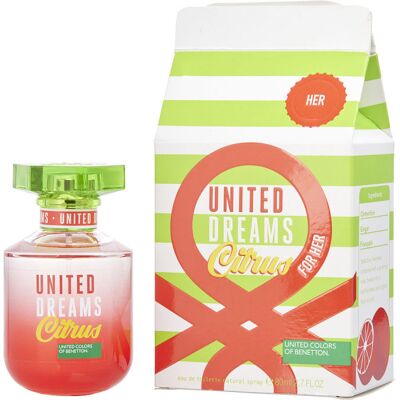 United Dreams Citrus - Benetton Eau De Toilette Spray 80 ml - Publicité United Dreams Citrus - Benetton Eau De Toilette Spray 80 ml - Publicité
