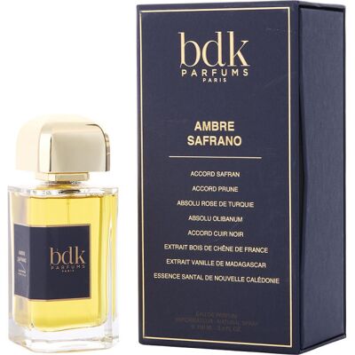 Ambre Safrano - BDK Parfums Eau De Parfum Spray 100 ml - Publicité Ambre Safrano - BDK Parfums Eau De Parfum Spray 100 ml - Publicité