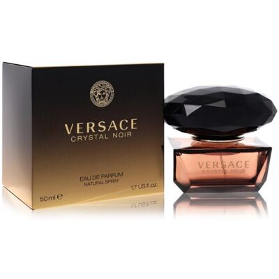 Versace Crystal Noir Eau de Parfum 50ml pour Femmes - Parfum Floral & Oriental - Publicité Versace Crystal Noir Eau de Parfum 50ml pour Femmes - Parfum Floral & Oriental - Publicité