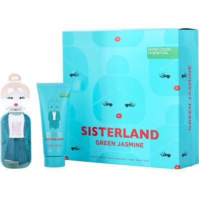 Sisterland Green Jasmine - Benetton Coffret Cadeau 80 ml - Publicité Sisterland Green Jasmine - Benetton Coffret Cadeau 80 ml - Publicité