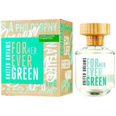 Benetton Forever Green - 80 ml - Eau de Toilette - Publicité Benetton Forever Green - 80 ml - Eau de Toilette - Publicité
