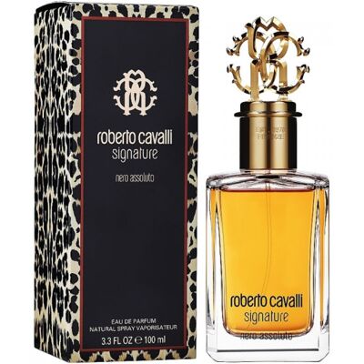 Roberto Cavalli Nero Assoluto - Élégant parfum floral oriental boisé 100ml - Publicité Roberto Cavalli Nero Assoluto - Élégant parfum floral oriental boisé 100ml - Publicité