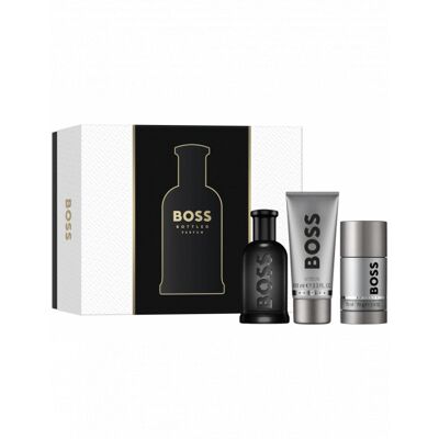 Bottled Parfum - Hugo Boss Coffret Cadeau 100 ml - Publicité Bottled Parfum - Hugo Boss Coffret Cadeau 100 ml - Publicité