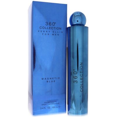 360° Collection For Men Magnetic Blue - Perry Ellis Eau De Toilette Spray 100 ml - Publicité 360° Collection For Men Magnetic Blue - Perry Ellis Eau De Toilette Spray 100 ml - Publicité