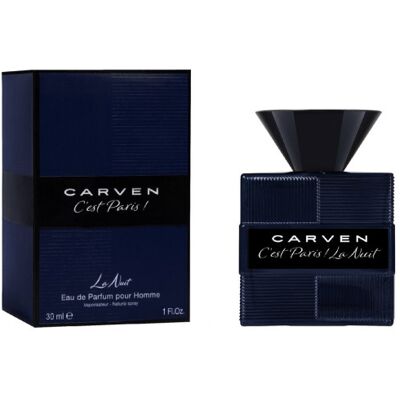 Carven Paris La Nuit - Pour Homme Eau de Toilette - Publicité Carven Paris La Nuit - Pour Homme Eau de Toilette - Publicité