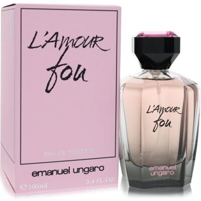 L'Amour Fou - Emanuel Ungaro Eau De Toilette Spray 100 ml - Publicité L'Amour Fou - Emanuel Ungaro Eau De Toilette Spray 100 ml - Publicité