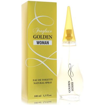 Golden Woman - Fragluxe Eau De Toilette Spray 100 ml - Publicité Golden Woman - Fragluxe Eau De Toilette Spray 100 ml - Publicité