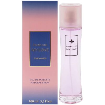 My Love - Fragluxe Eau De Toilette Spray 100 ml - Publicité My Love - Fragluxe Eau De Toilette Spray 100 ml - Publicité