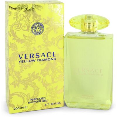 Gel Douche Yellow Diamond de Versace - 200ml - Pour Femmes - Publicité Gel Douche Yellow Diamond de Versace - 200ml - Pour Femmes - Publicité